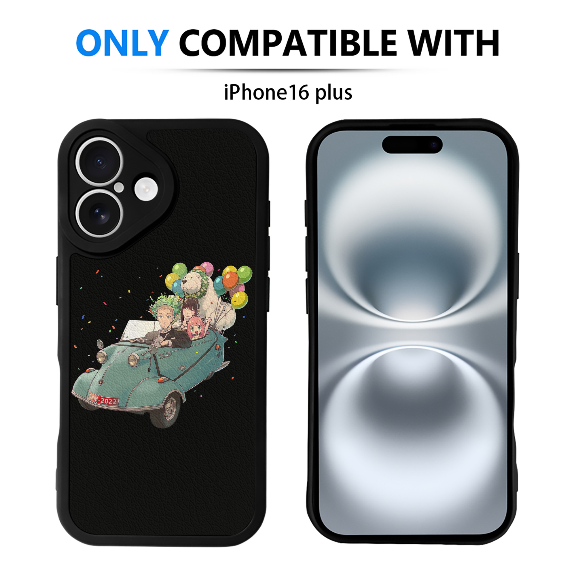 （画像用） SPY×FAMILY间谍家家酒 【iPhone 16シリーズ対応】シリコンスマホケース（レザー調） 材質：シリコン